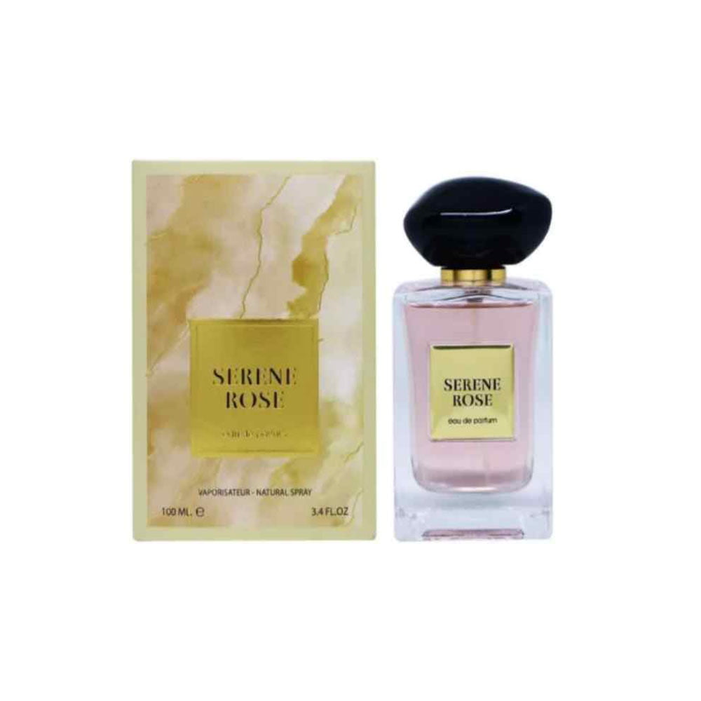 ادکلن سرنس رز فراگرنس وردFragrance World Serene Rose